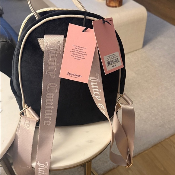 NWT Juicy Couture Heritage Black Backpack - Picture 2 of 3